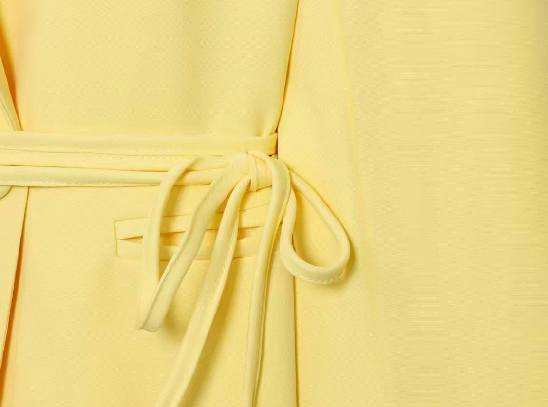 Yellow Flower Blazer
