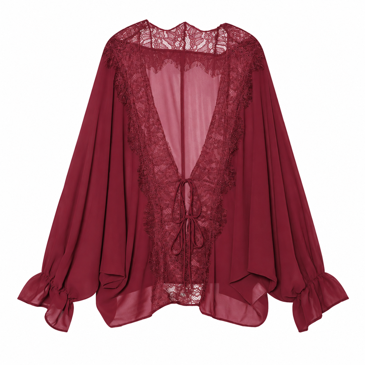 Maroon Muse blouse