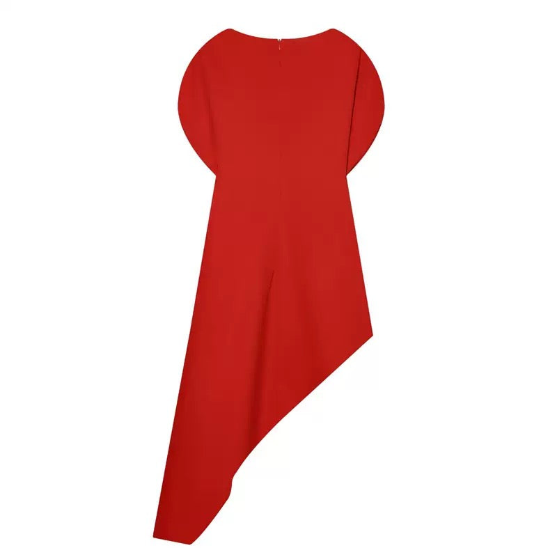Red Bloom Dress
