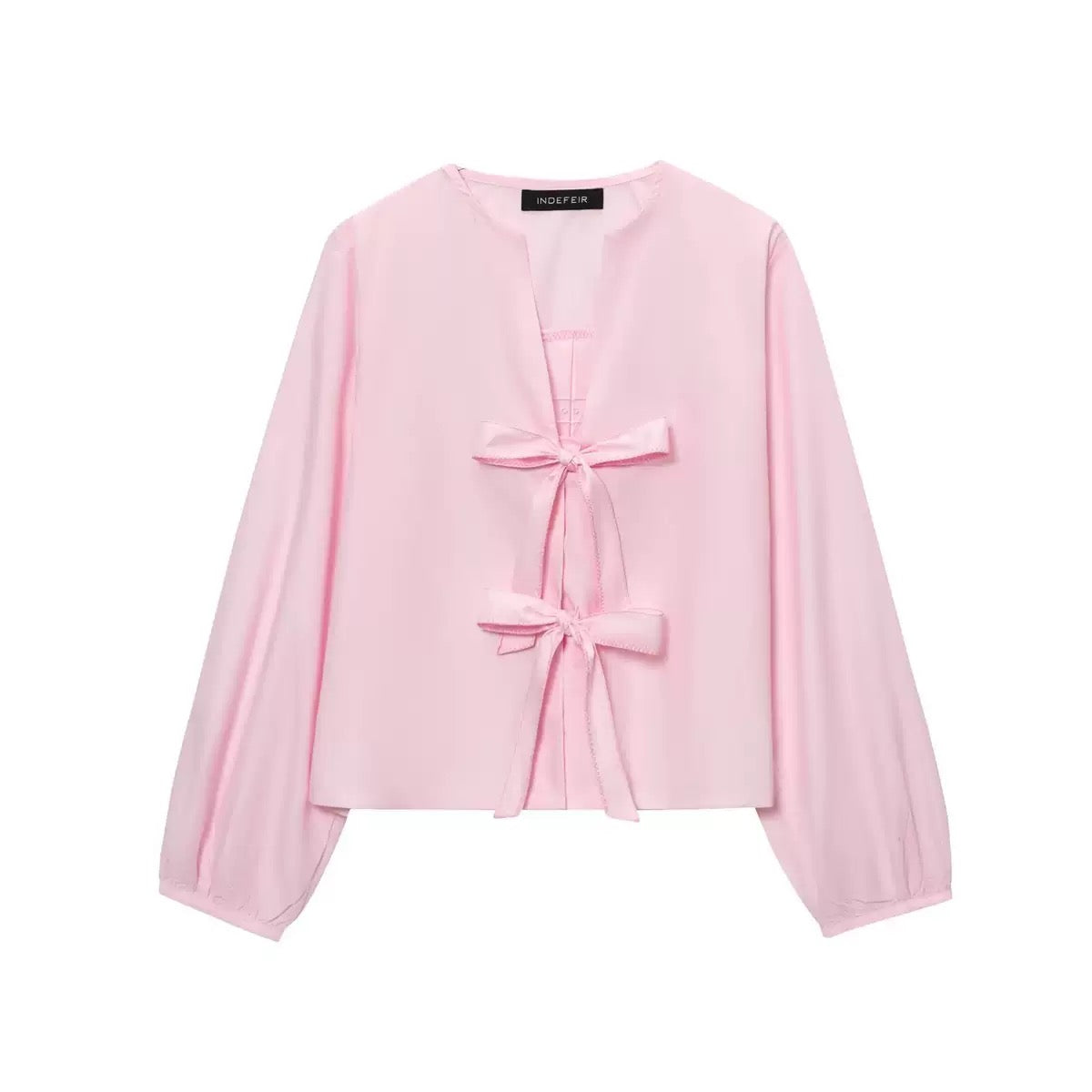 Pink Bow Bloude