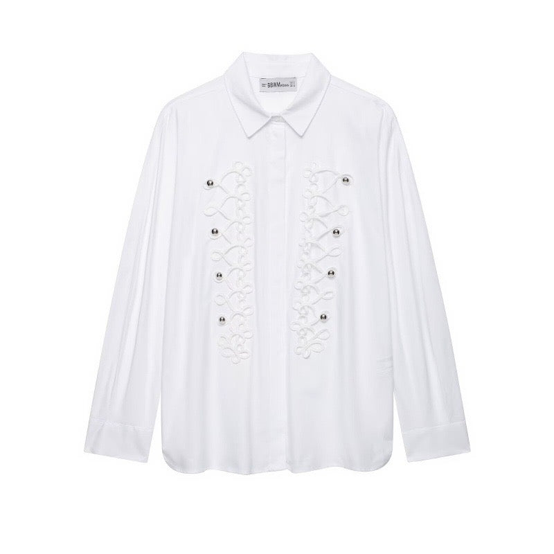 Iris White Blouse