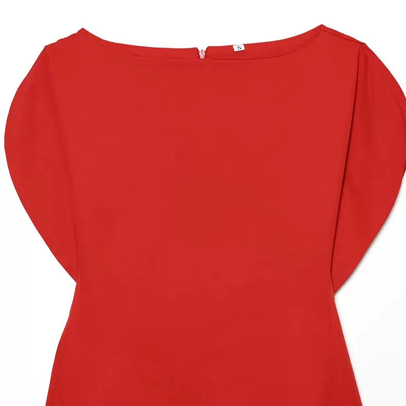 Red Bloom Dress