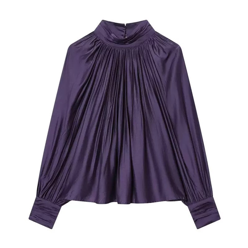 Purple Emily Blouse