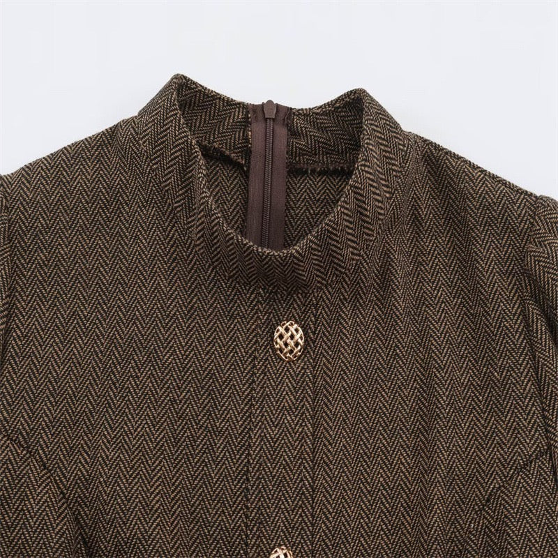 Brown Windsor Dress