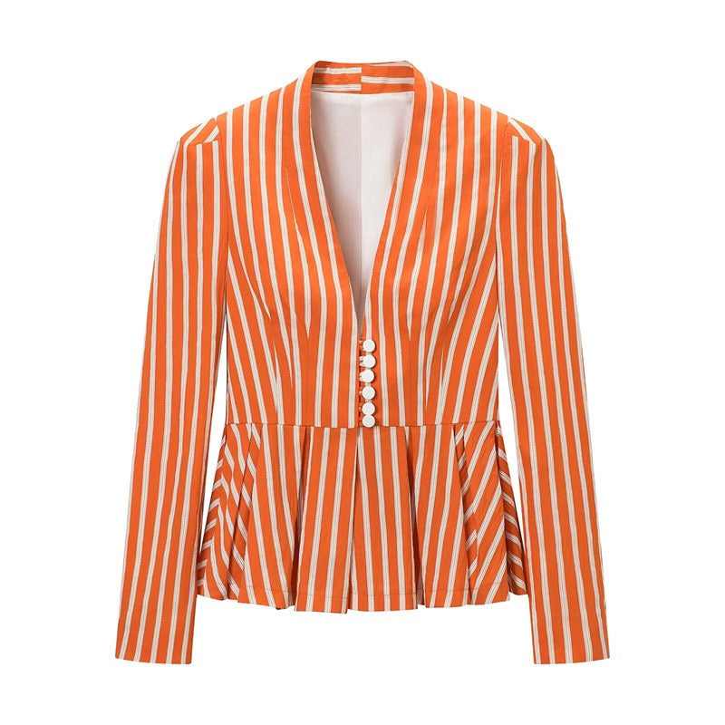Orange Macy Blazer