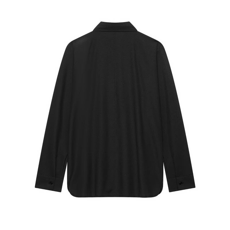 Iris Black Blouse