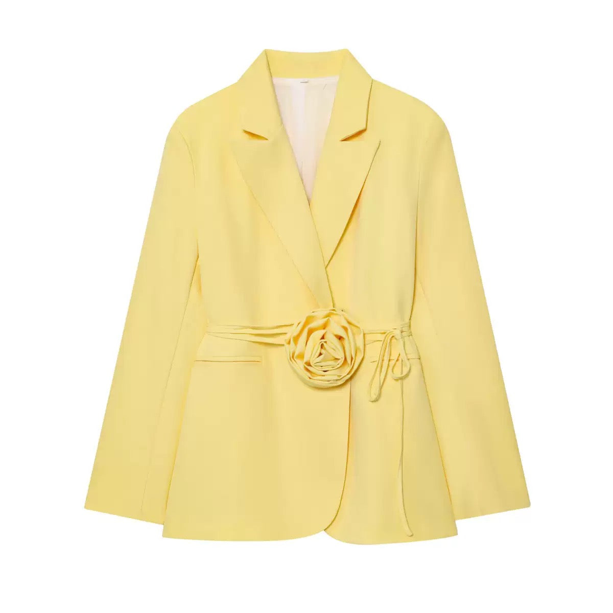 Yellow Flower Blazer
