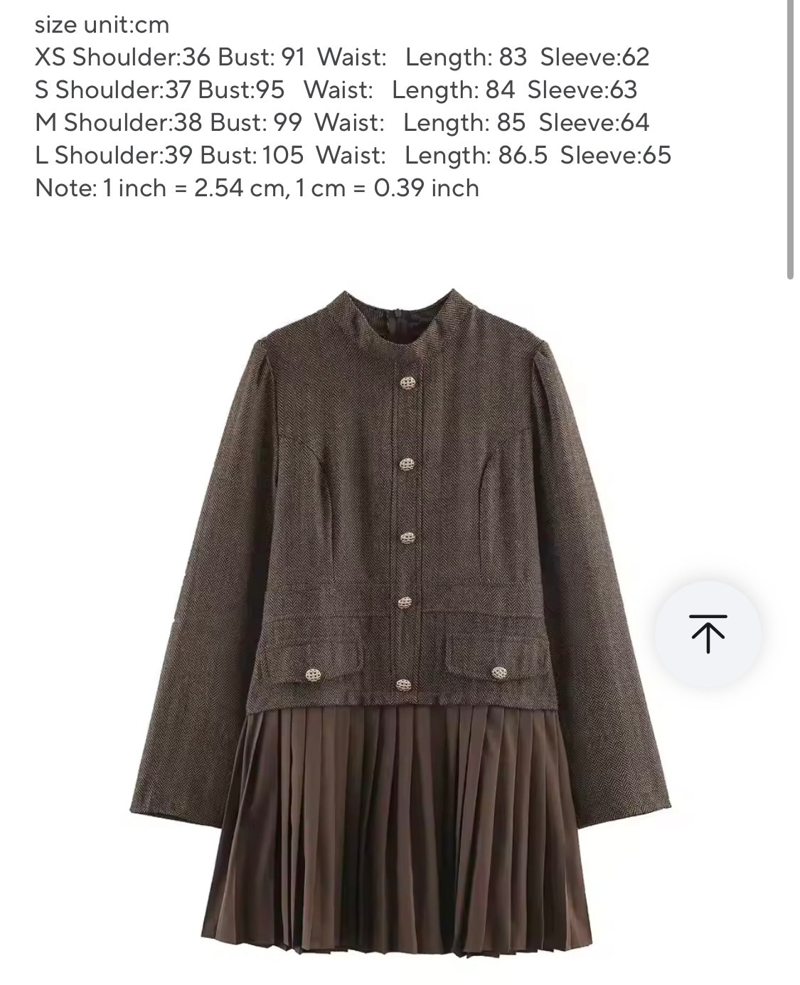 Brown Windsor Dress