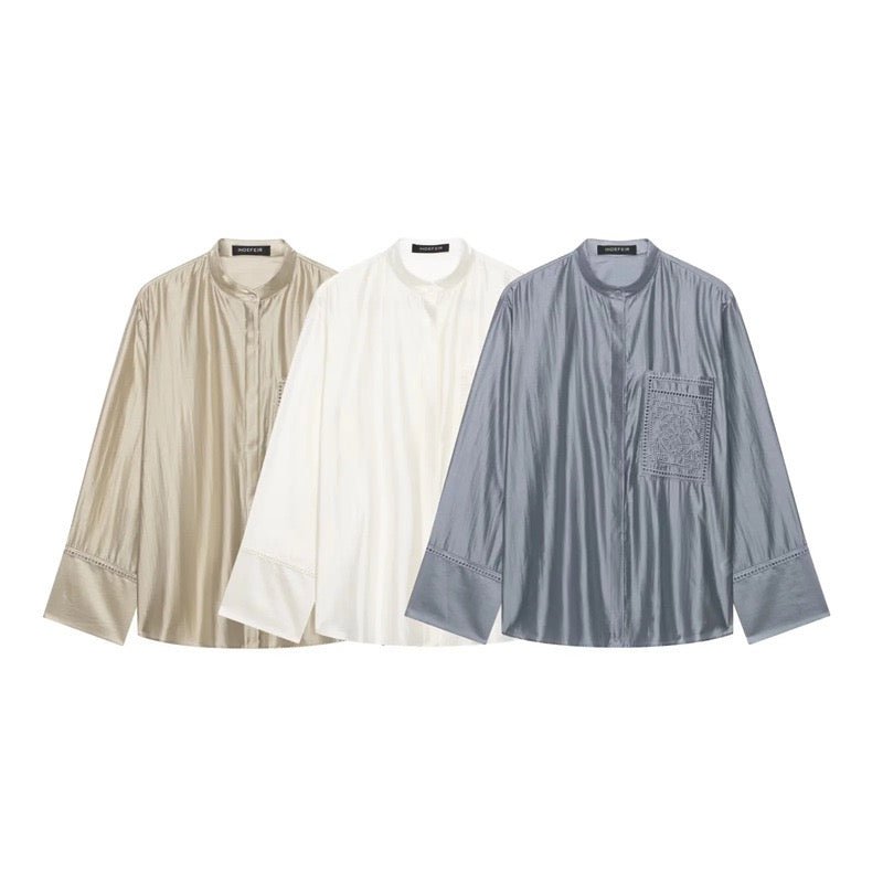 Champagne Bloom Blouse