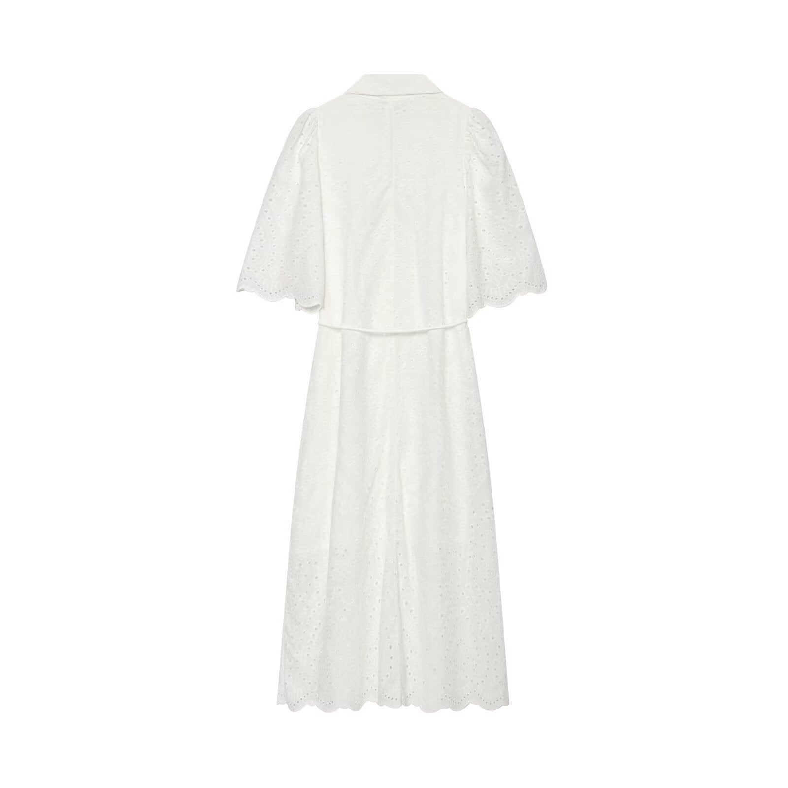 White Valentina Hollow Dress