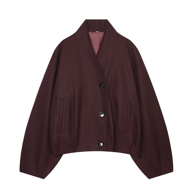 Maroon Frost Coat