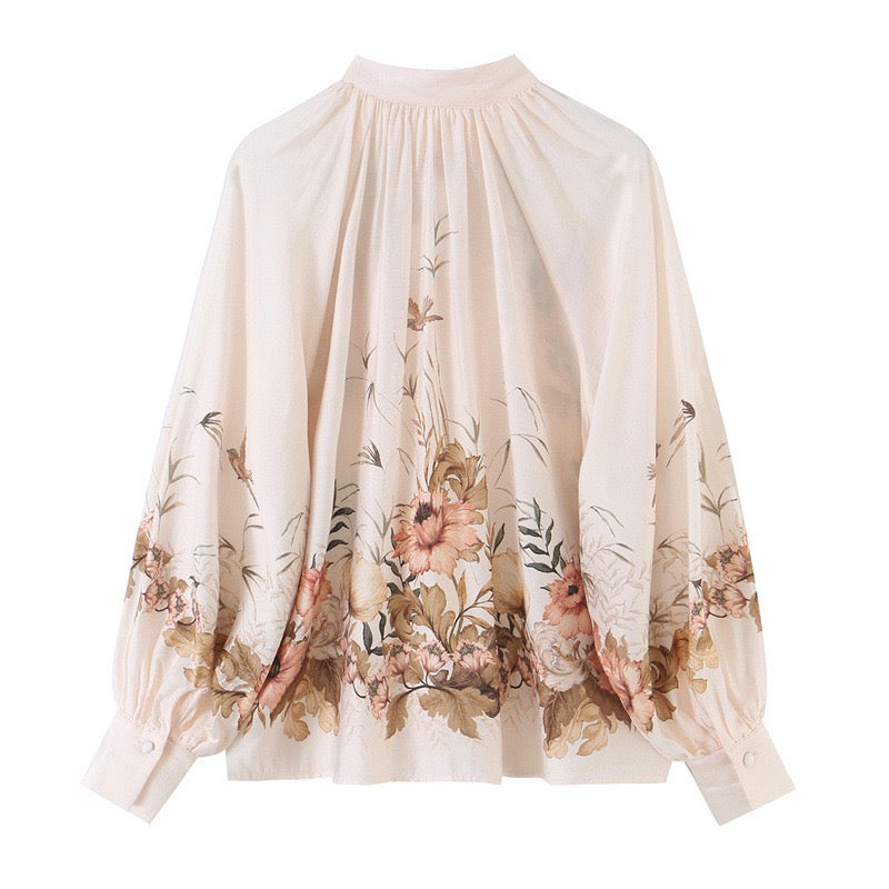 Floral Skins Blouse