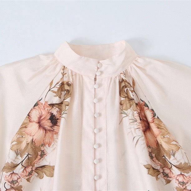 Floral Skins Blouse