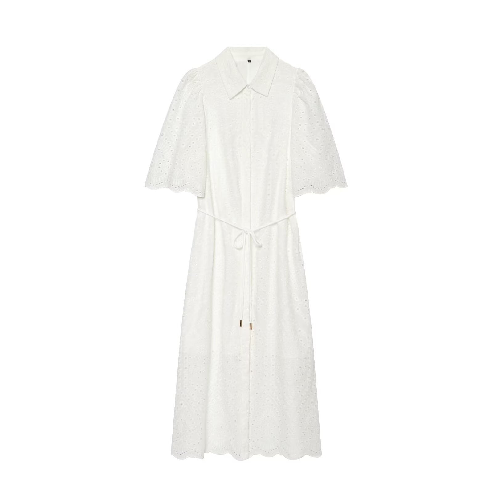 White Valentina Hollow Dress