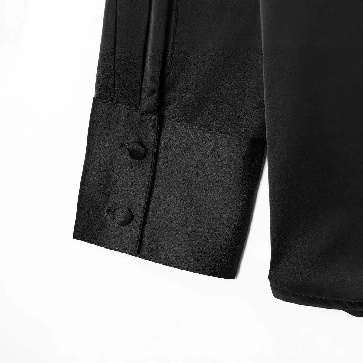 Black Mary Silk Blouse