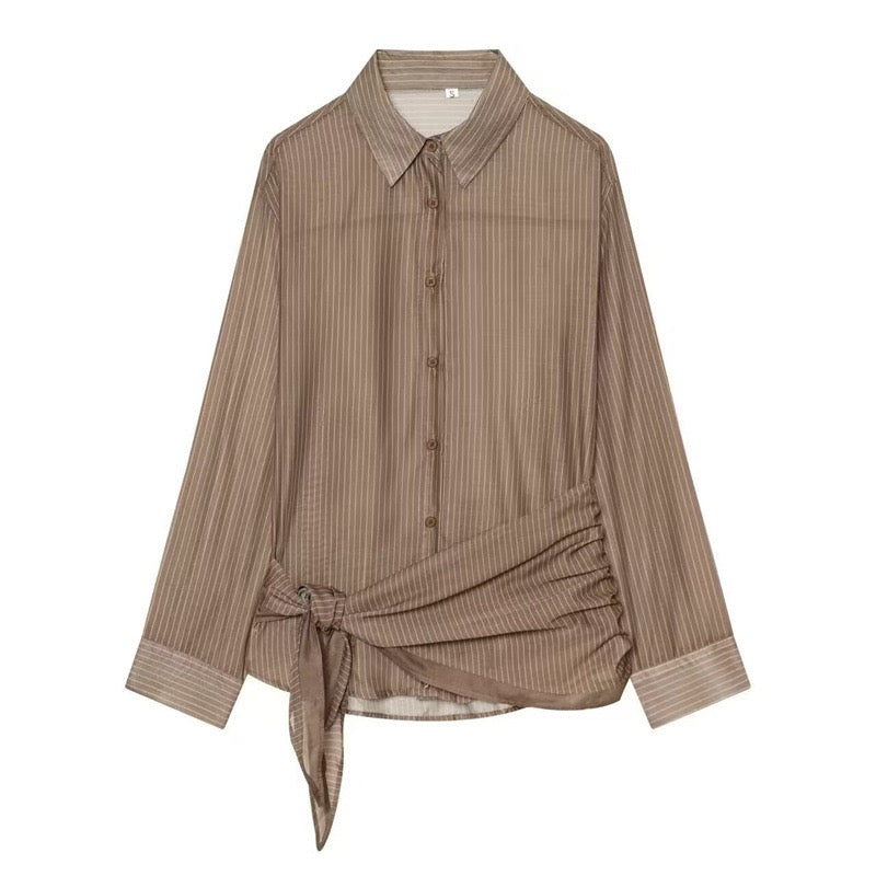 Estelle Brown Blouse