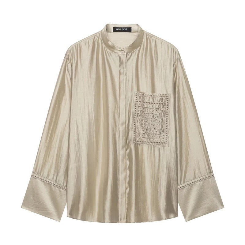 Champagne Bloom Blouse