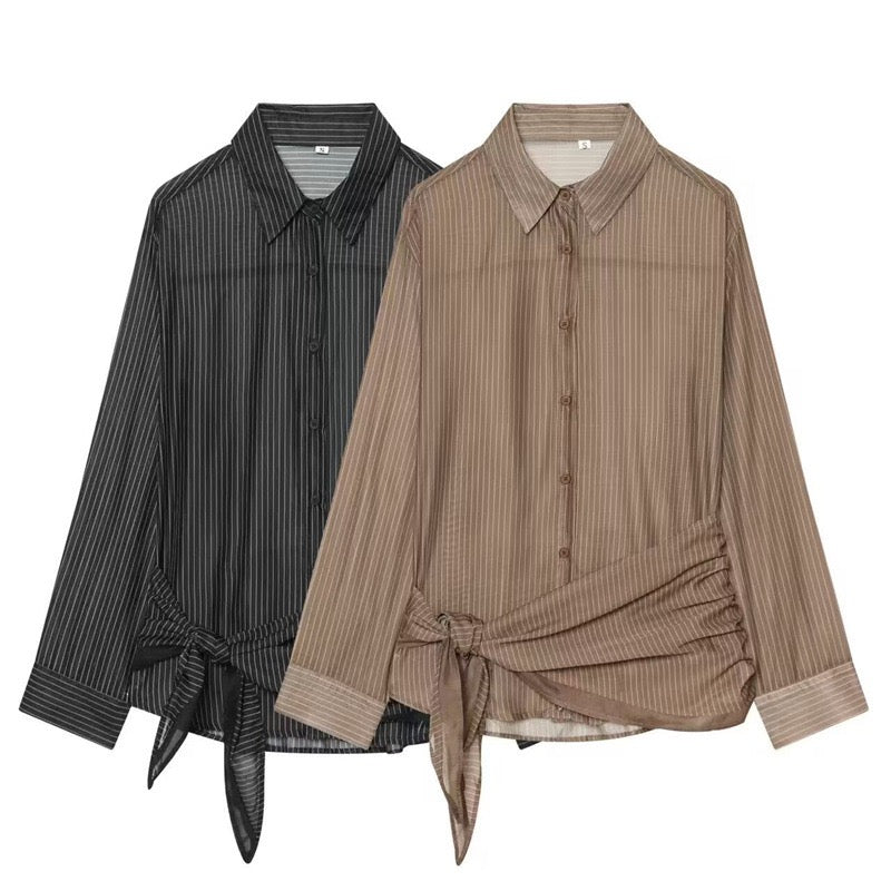 Estelle Brown Blouse