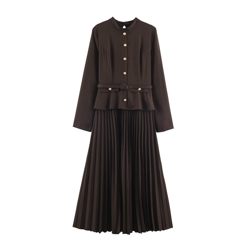 Brown Lux Dress