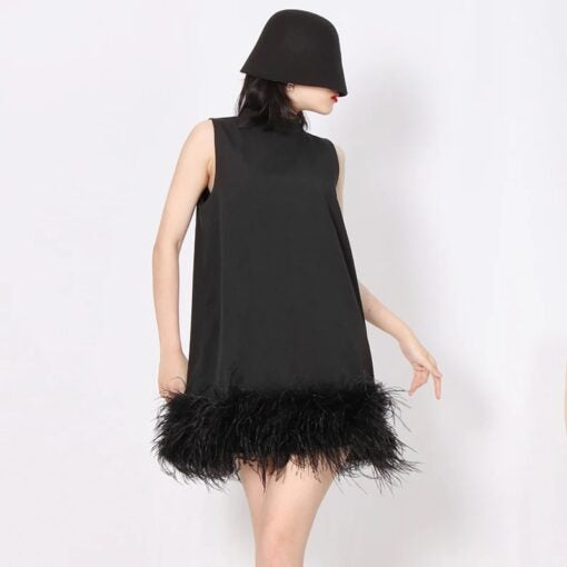 Amalfi Black Sleeveless Dress