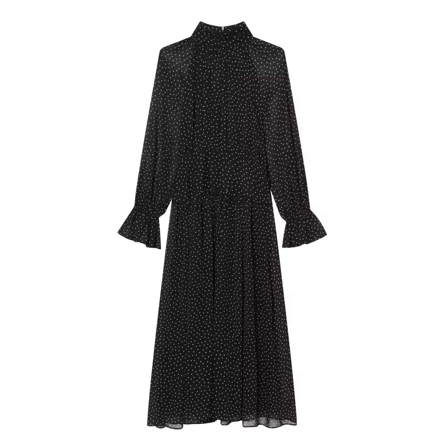 Black Polka Dot Dress