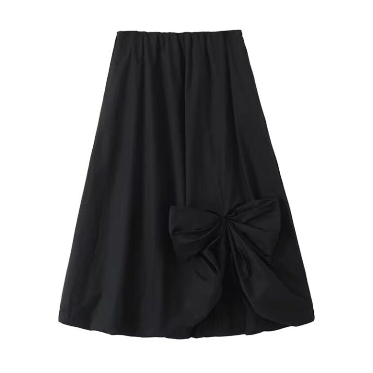 Black Bow Skirt