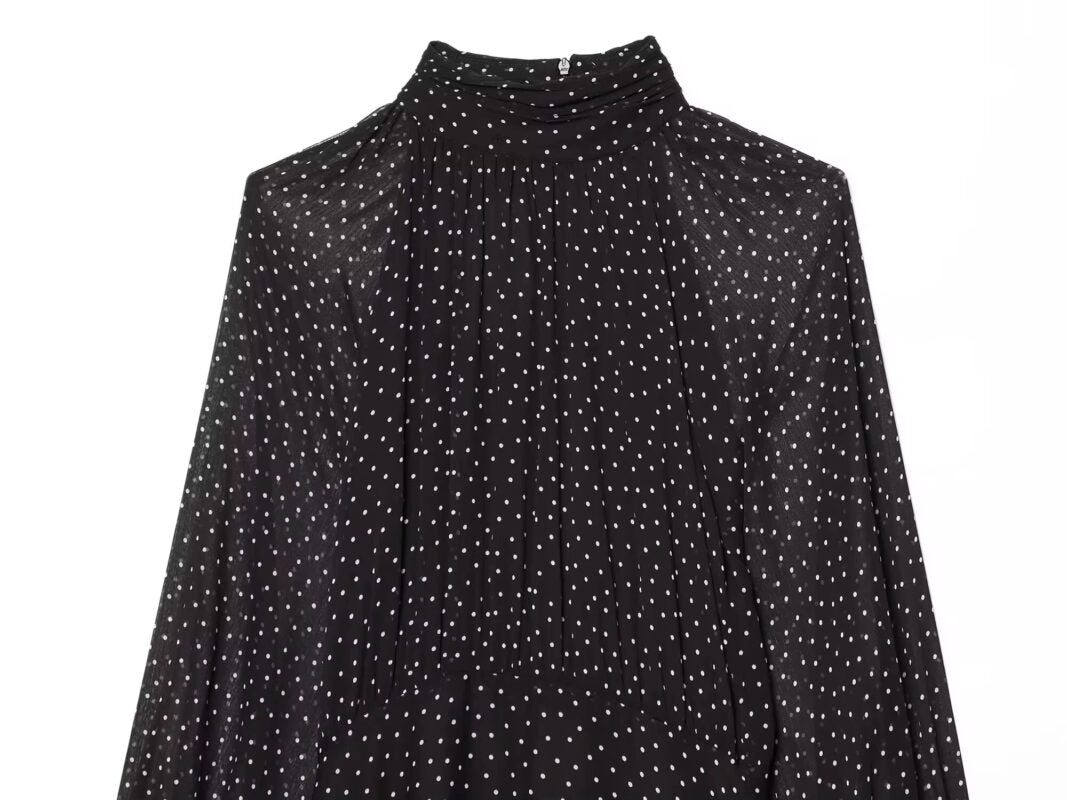 Black Polka Dot Dress