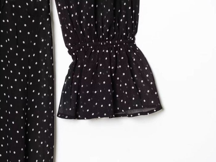 Black Polka Dot Dress