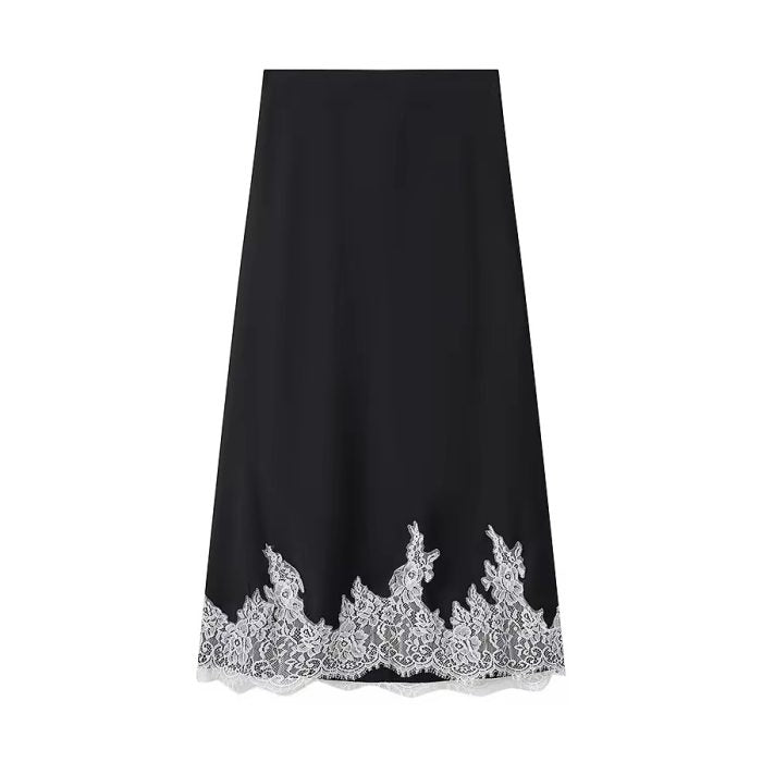 Black Silk Two Piece Set