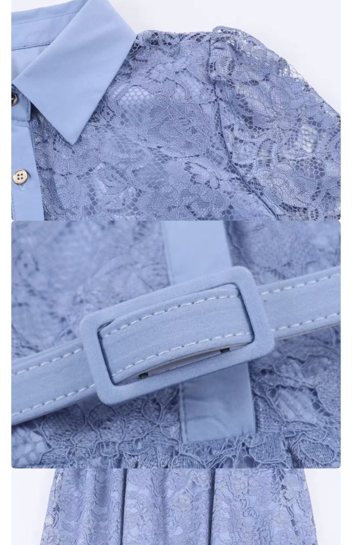 Blue Oyster Dress