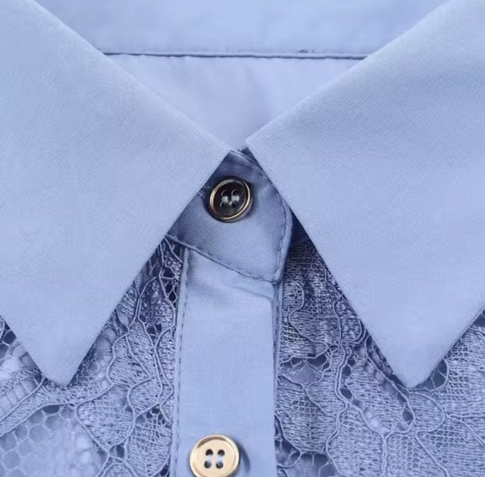 Blue Oyster Dress
