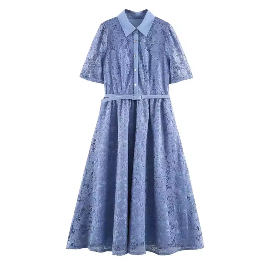 Blue Oyster Dress