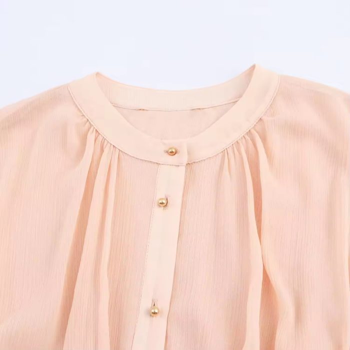 Pink Pleated Dress