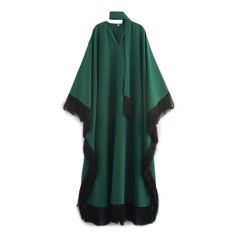 Green Kaftan Dress