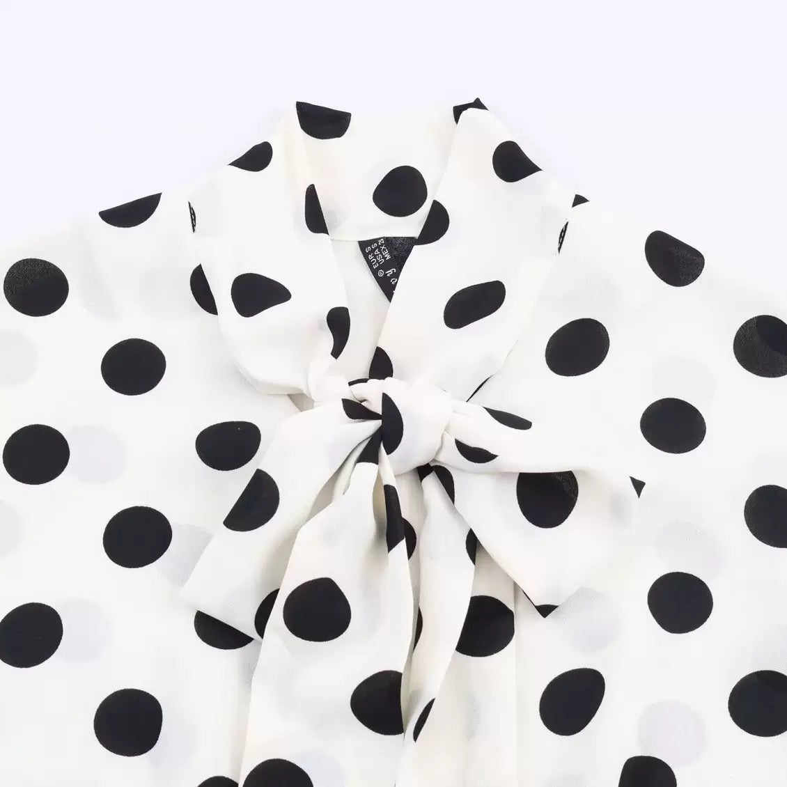 White Polka Dot Dress