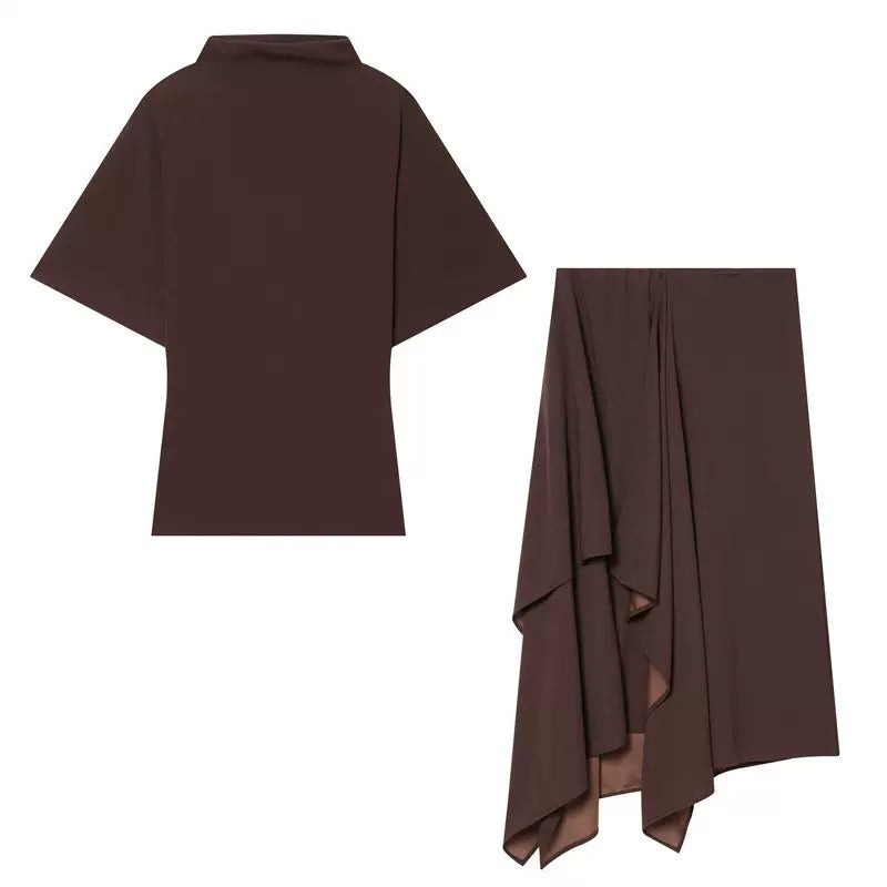Molteni Brown Skirt Set