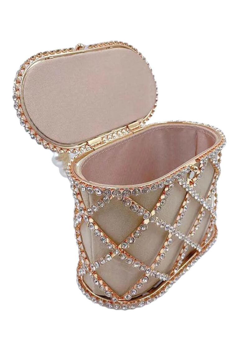 Odessa Amalfi Champagne Pearl Bag