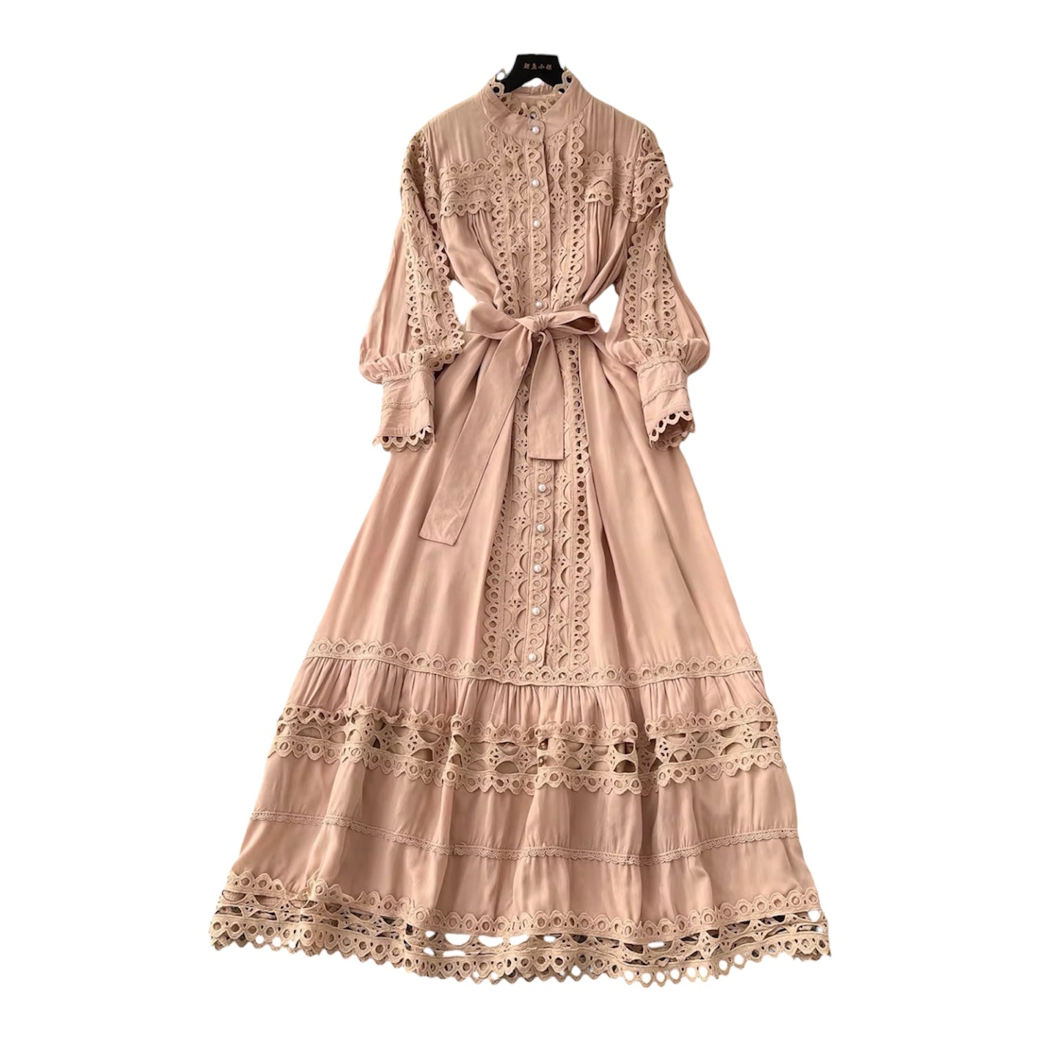 Nude Bridgerton Dress